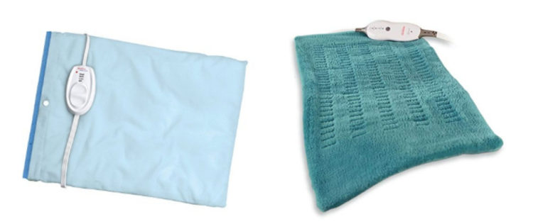 two types of heating pads