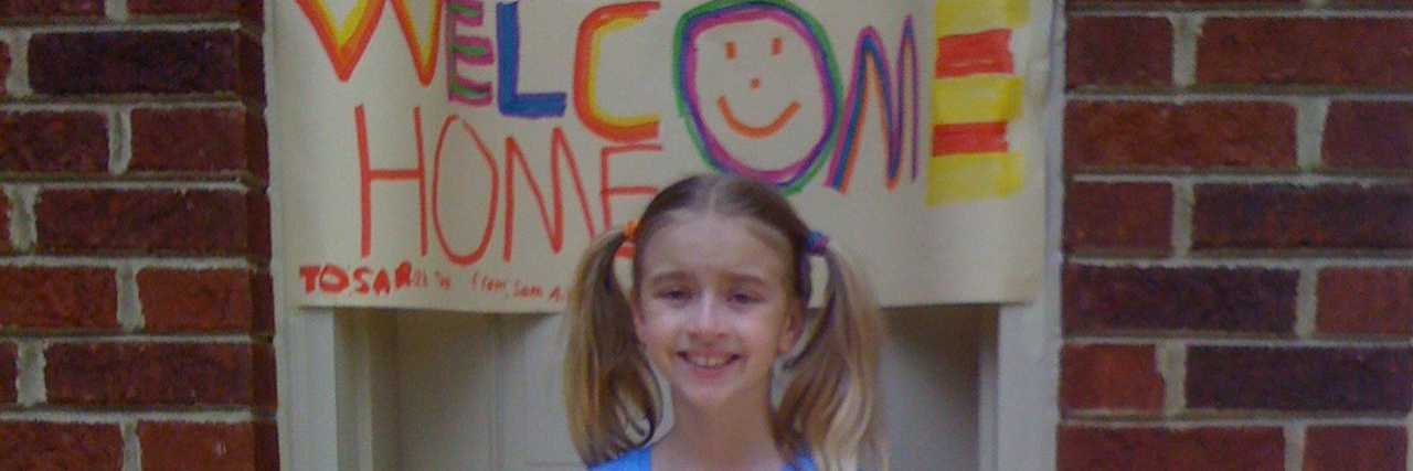 What I Want People to Know About Acute Flaccid Myelitis Sarah arriving home from the hospital in 2010.