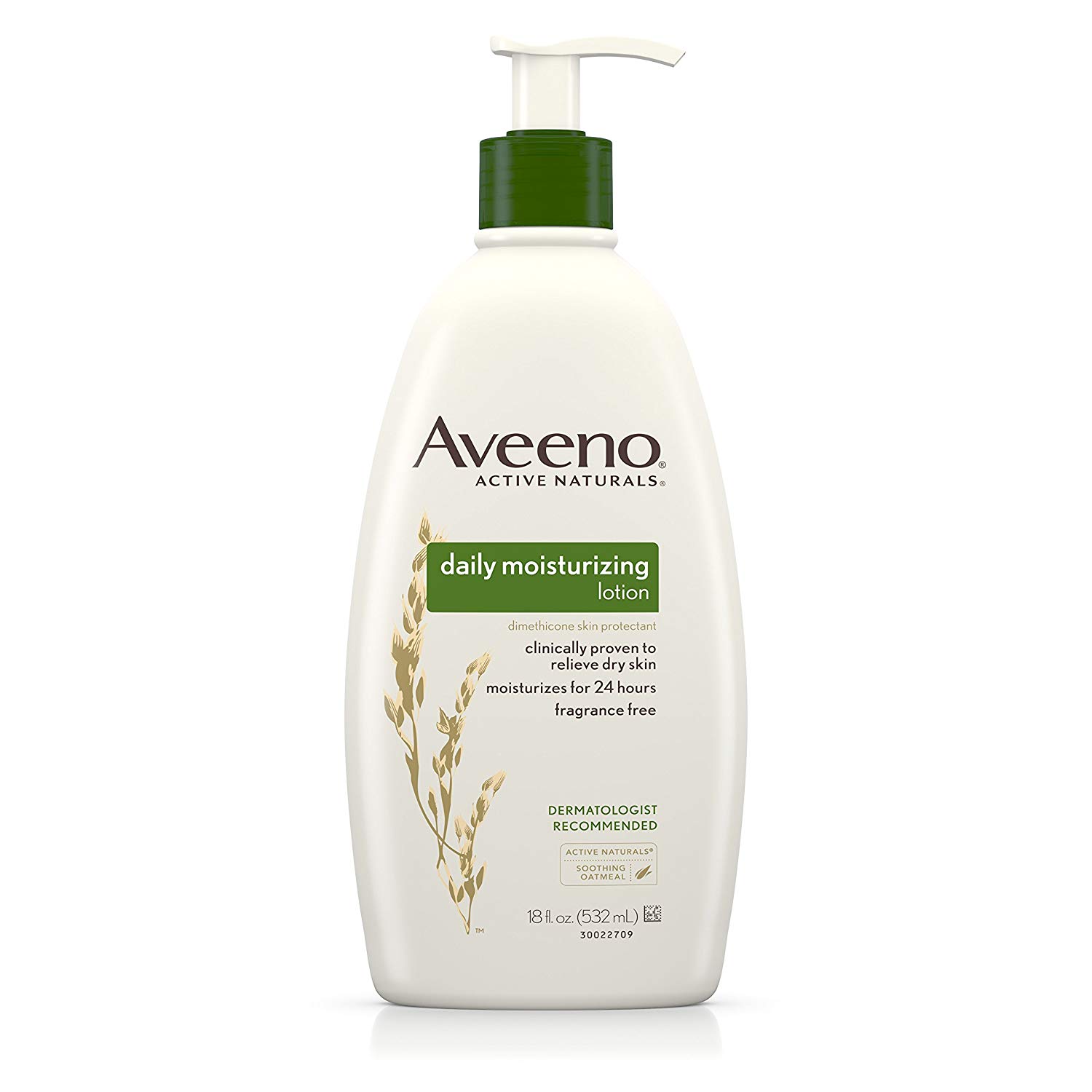 fragrance-free Aveeno daily moisturizing lotion