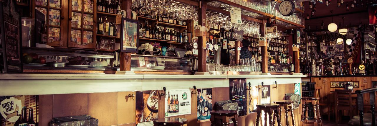 Restaurants With High Tables Are Not Wheelchair Accessible Bar with high tables.