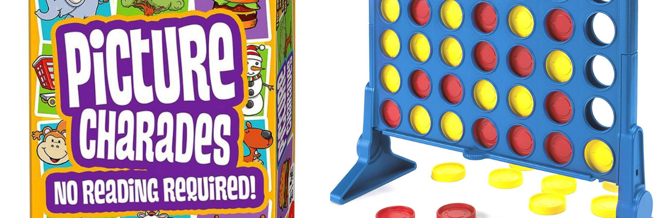 Educational Gifts for Kids With Disabilities Picture charades and connect 4