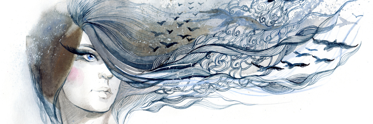 We Need to Talk About Passive Suicidal Ideation beautiful woman with birds in her hair