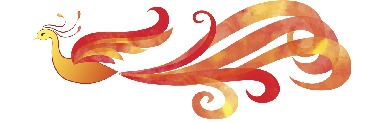 A New Life After CRPS Diagnosis Phoenix bird drawing.