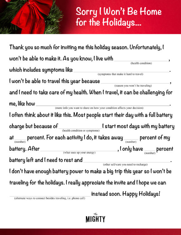 Holiday Mad Libs_Not Going Home