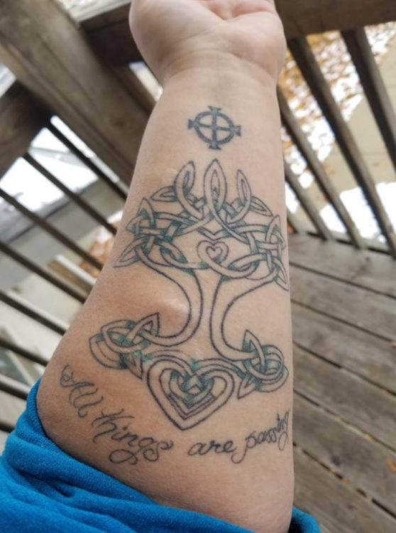 celtic tree of life tattoo