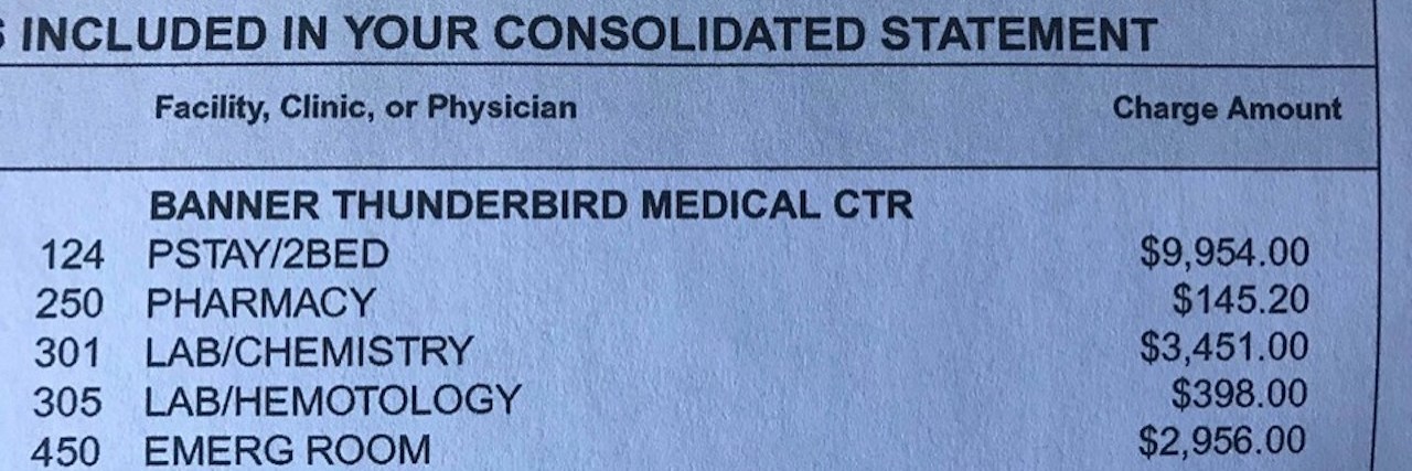 Woman’s $19K Three-Day Mental Health Hospital Stay Goes Viral Nicole Vlaming's Banner Health hospital bill