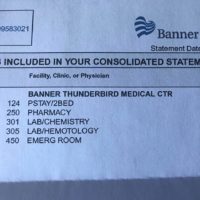 Nicole Vlaming's Banner Health hospital bill