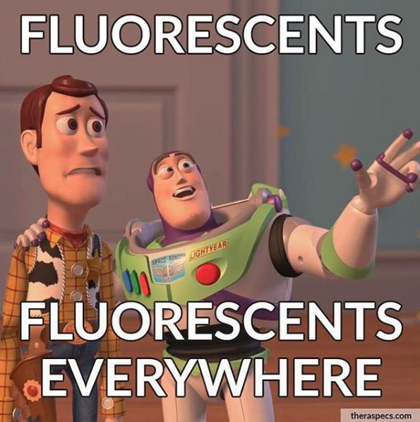 fluorescents, fluorescents everywhere toy story meme