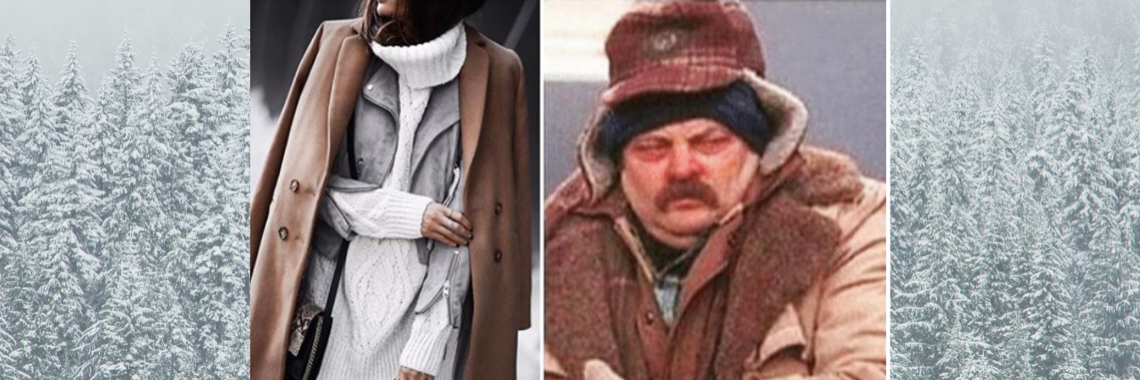 14 Memes That Describe Having Chronic Illness During the Winter other girls in winter vs me in winter