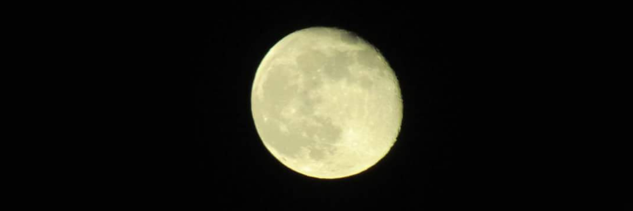 Thinking About Death When You Have Chronic Illness the moon in a dark sky