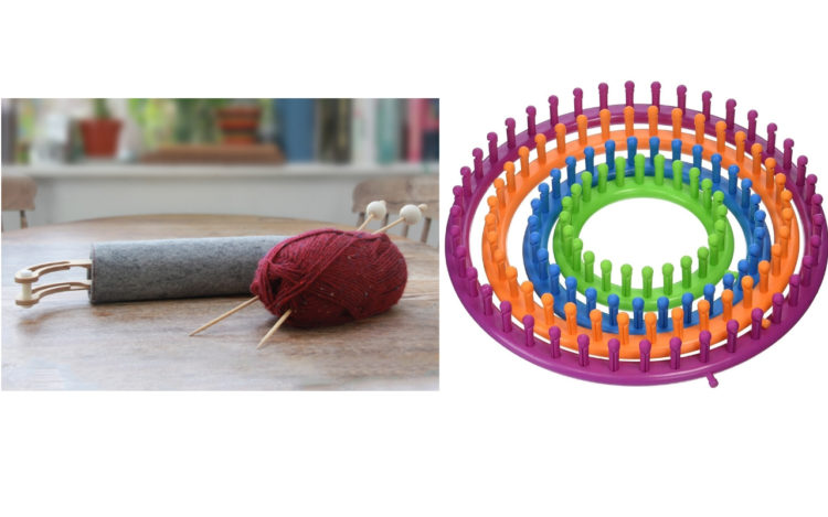 Knitting Aid Lite and Round Knitting Loom Set