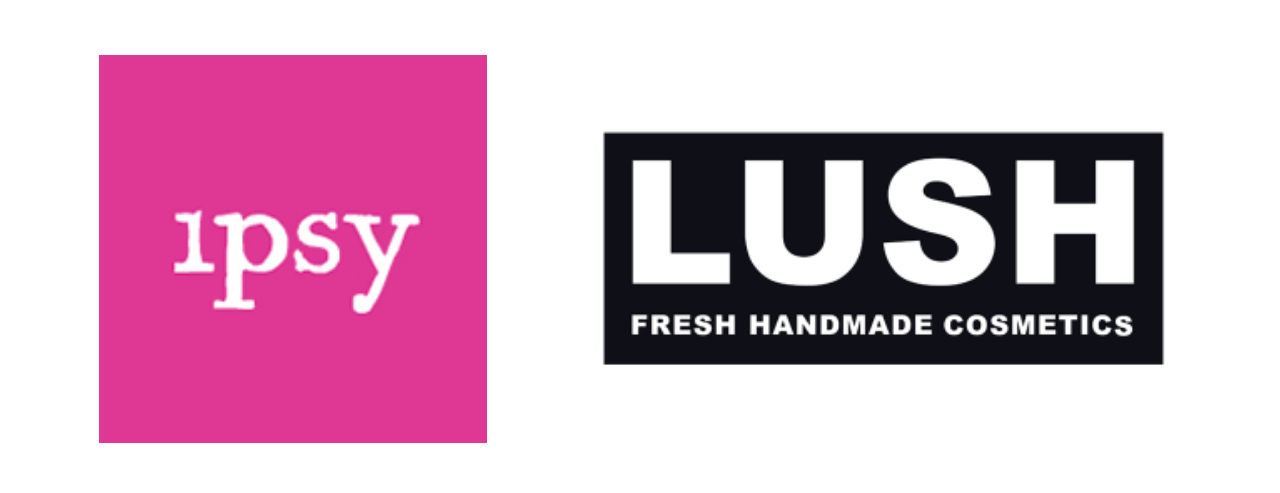 ipsy and lush logos