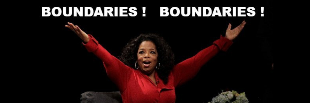 How to Have Boundaries With a 'Difficult' Person oprah boundaries meme