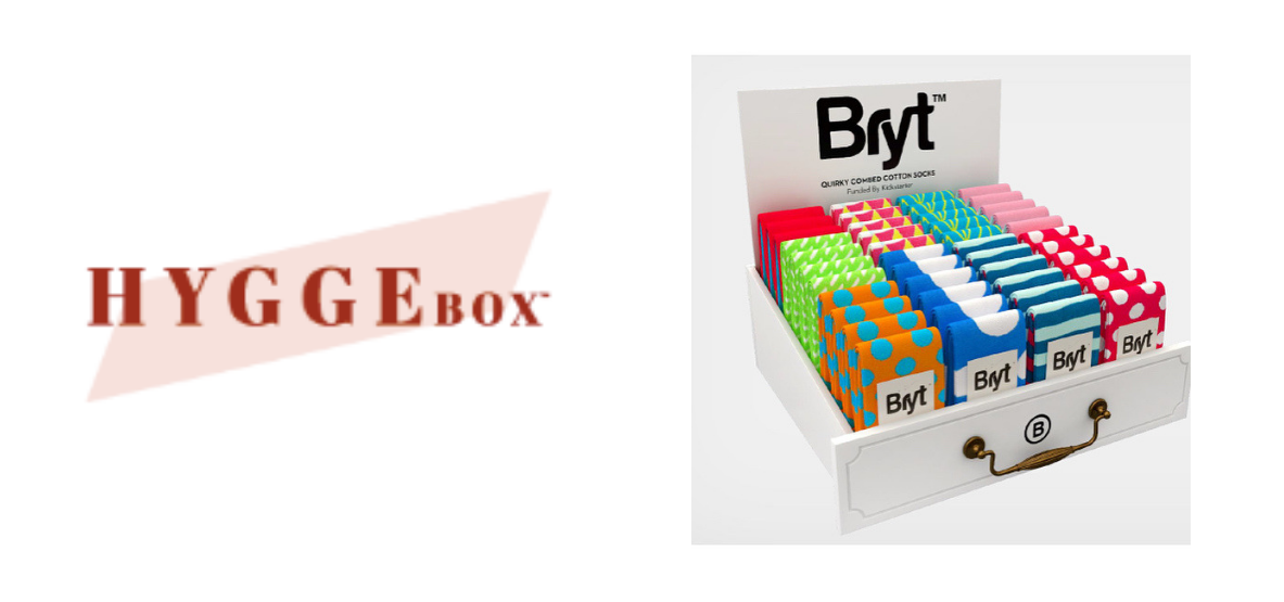 hygge box and bryt logos