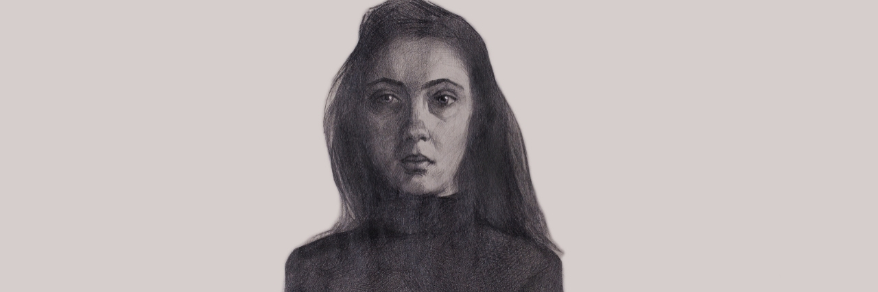 What Happens When I Tell Doctors About My Depression and Chronic Pain drawing of woman folding her arms