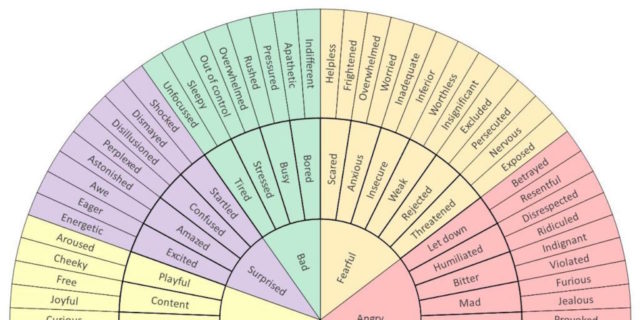 The 'Emotion Chart' My Therapist Gave Me That I Didn't Know I Needed A colorful wheel