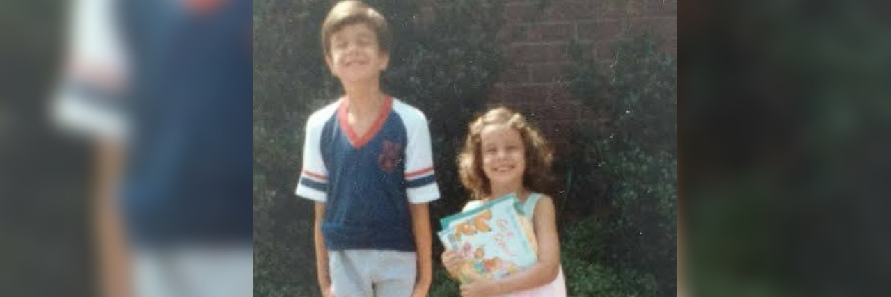 Blaming Parents After a Sibling's Suicide Two young kids, the author and her brother