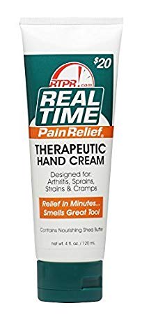 real time pain relief therapeutic hand cream
