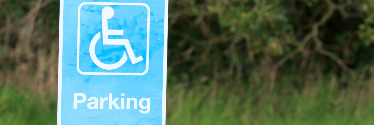 Curbing the Misuse of Accessible Parking Spaces Disabled parking sign.