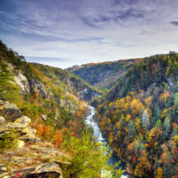 Tallulah Gorge in Georgia, USA.