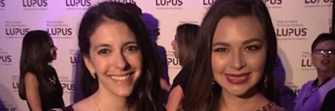 What It's Like Being Diagnosed With Lupus at Different Ages nicole and her friend josie