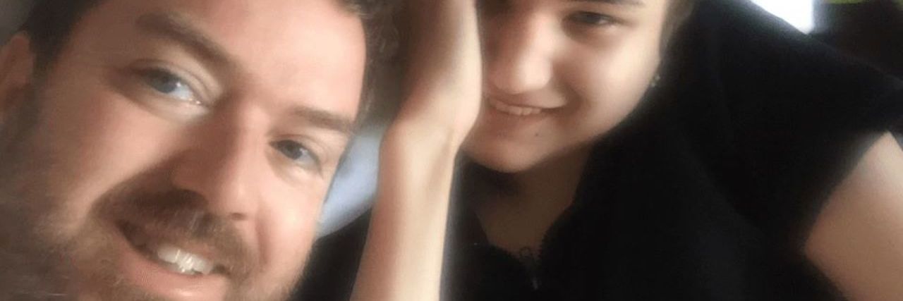The Challenge of Being a Dad Raising a Child With a Disability Father and son selfie.