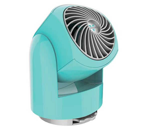 turquoise blue portable fan