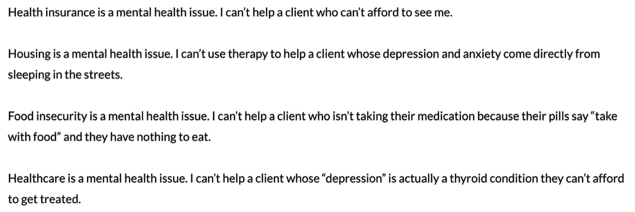 Viral Blog Post Points Out Barriers to Mental Health Therapy