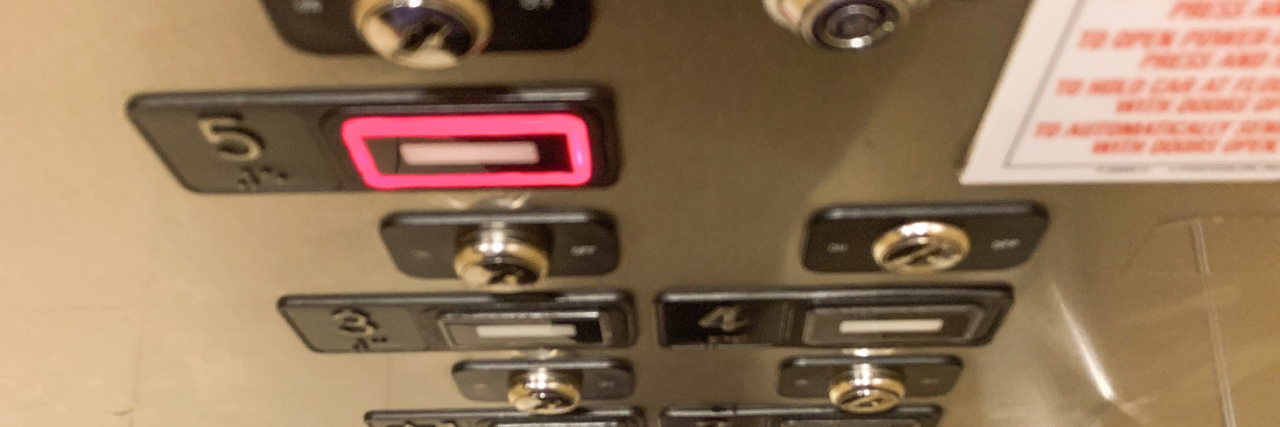 When a Nurse Judged Me for Using an Elevator Due to POTS elevator buttons
