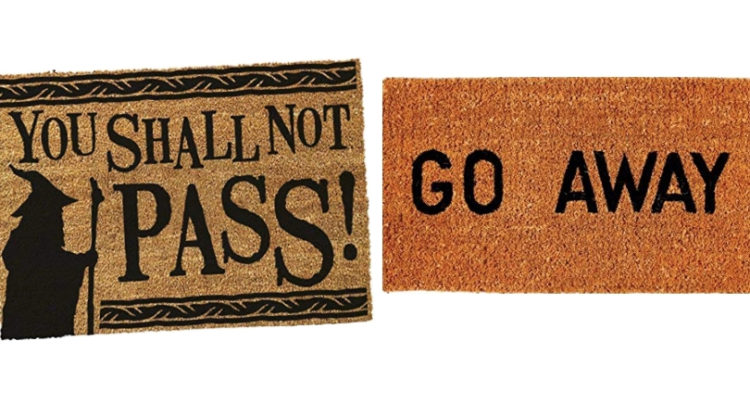 You Shall Not Pass Funny Doormat