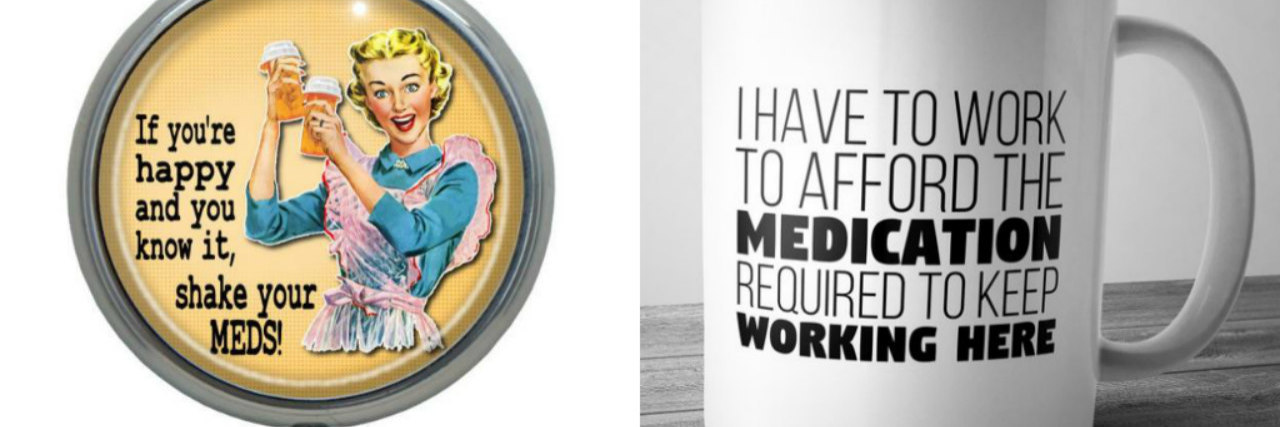 Funny Borderline Personality Disorder (BPD) Gifts pill box and mug