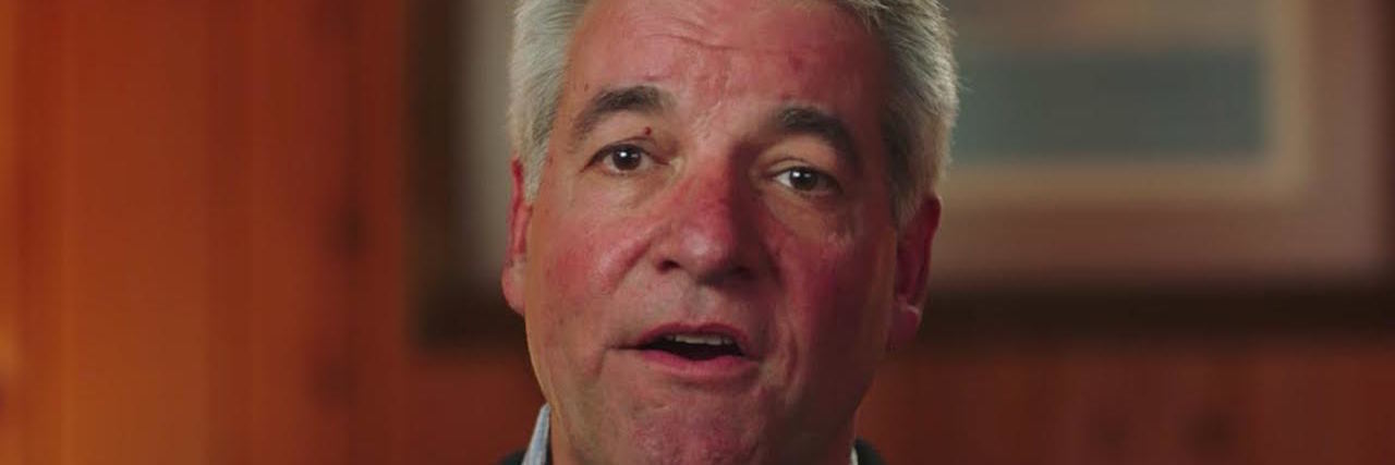 Andy King from Fyre Festival documentary. Text: "and I got into his office, fully prepared to suck his d***."