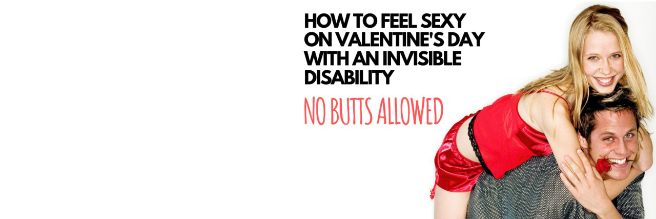 How to Look and Feel Sexy on Valentine's Day With a Disability Woman riding piggyback with her male partner.