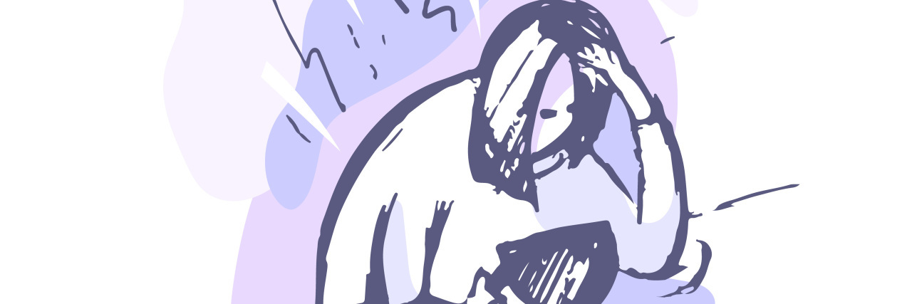 I'm Anxious About the Loneliness Caused by Being Anxious Unhappy woman. Depression, negative day, stress