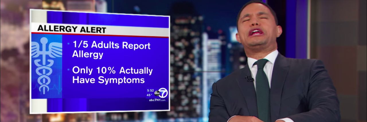 Trevor Noah Mocks People With Food Allergies Following JAMA Study Trevor Noah on 'The Daily Show'