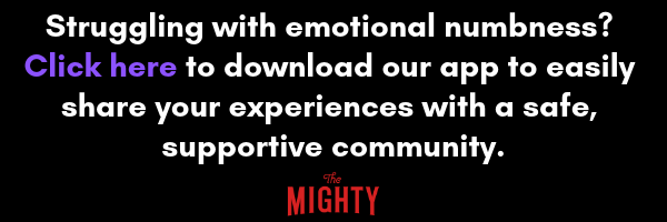 Struggling with emotional numbness? Click here to download our app to easily share your experiences with a safe, supportive community.