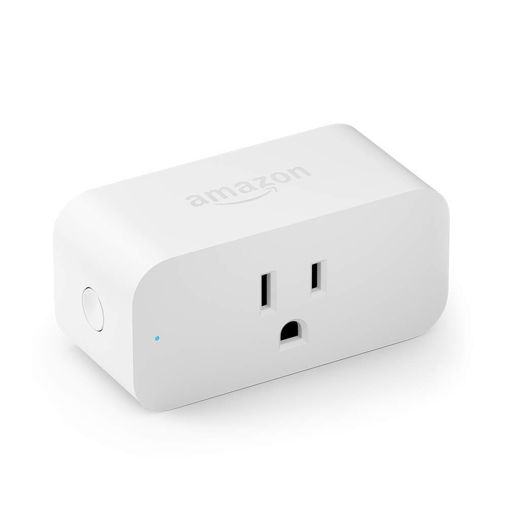 Amazon smart plug to voice control outlets.