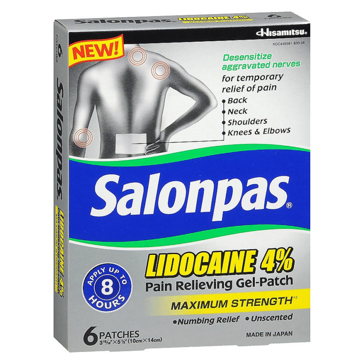 salonpas lidocaine patches