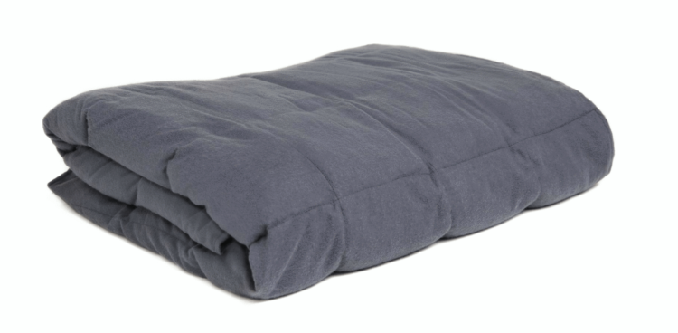 10-lb. charcoal weighted blanket