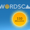 Wordscapes logo with a sun underneath