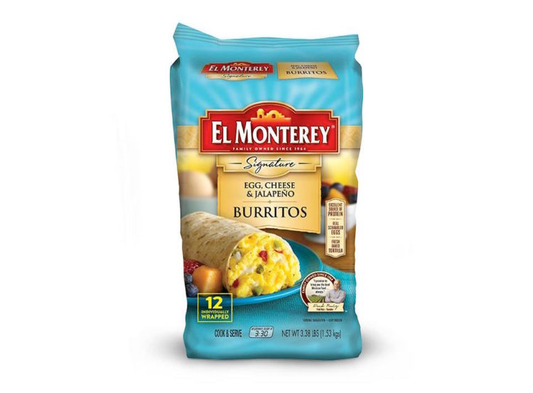 el monterey frozen breakfast burrito