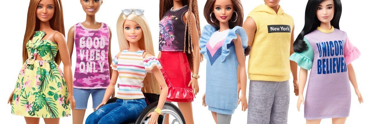 New Line of Fashionista Barbie, including dolls with disabilities