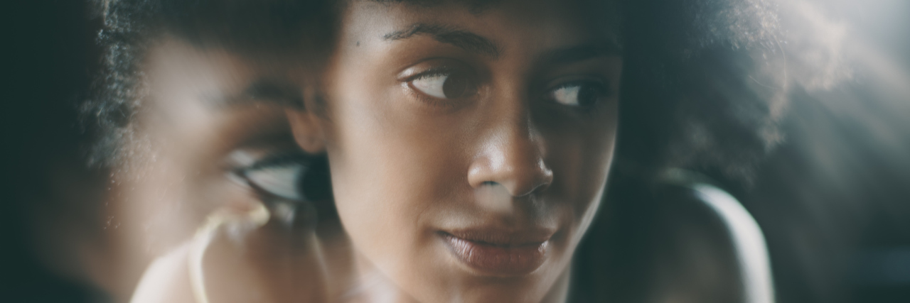 What No One Told Me About Accepting Type 2 Diabetes Portrait of girl with double exposure effect