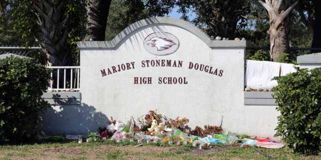 Marjory Stoneman Douglas High School in Parkland Florida