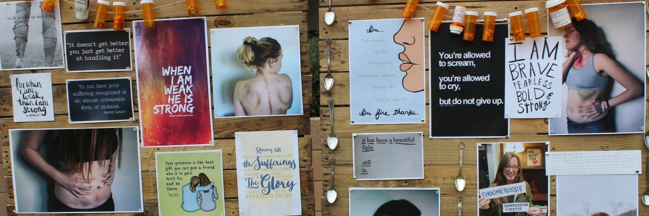 Hosting an Invisible Disability Awareness Event Invisible disabilities awareness display with photos