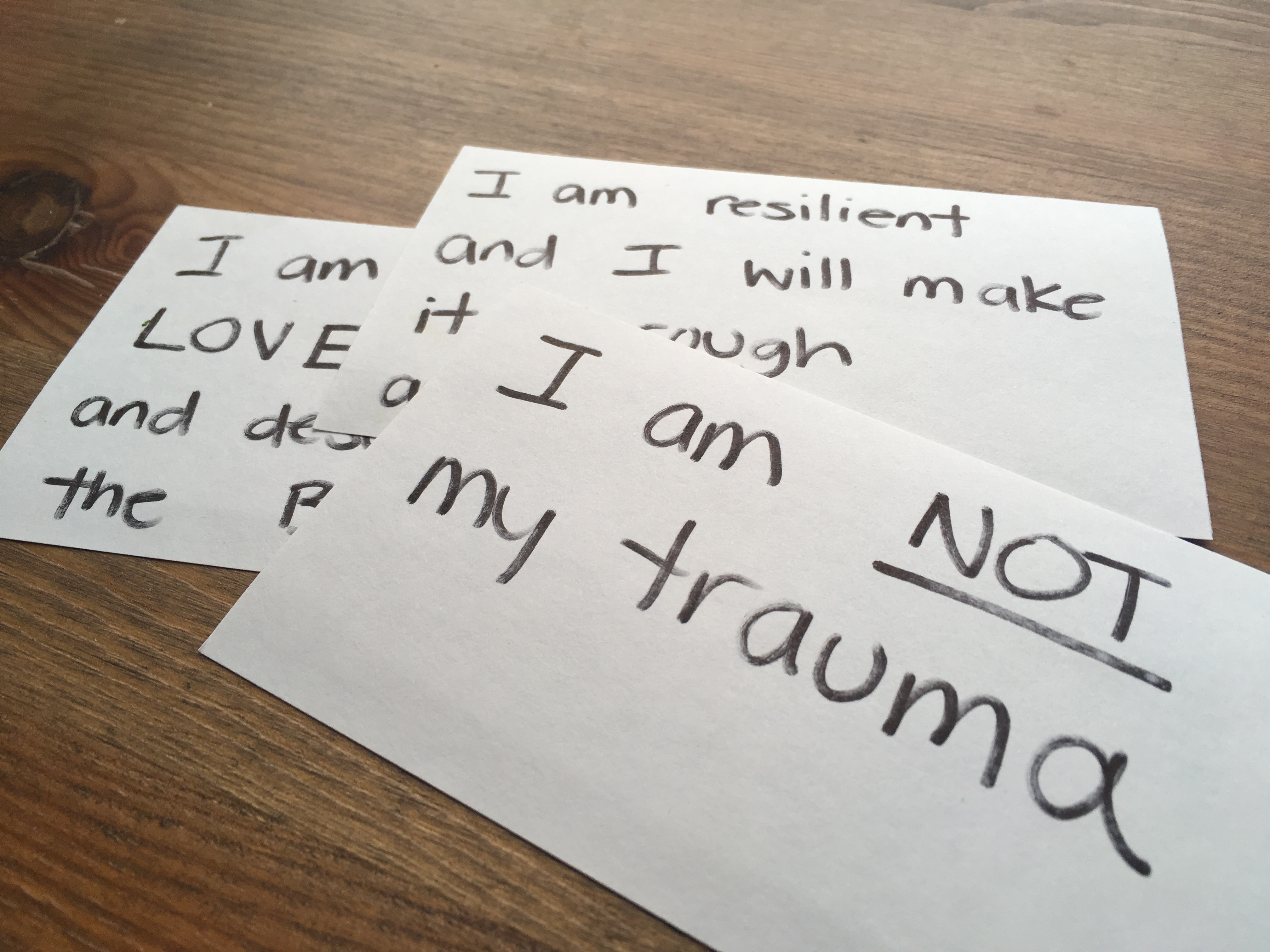 photo of positive affirmations for trauma