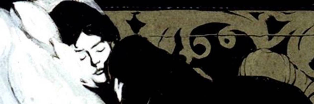 How to Set Limitations and Boundaries With Chronic Illness Painting by Maximilien Kurzweil, 1902 of a woman sleeping on a couch