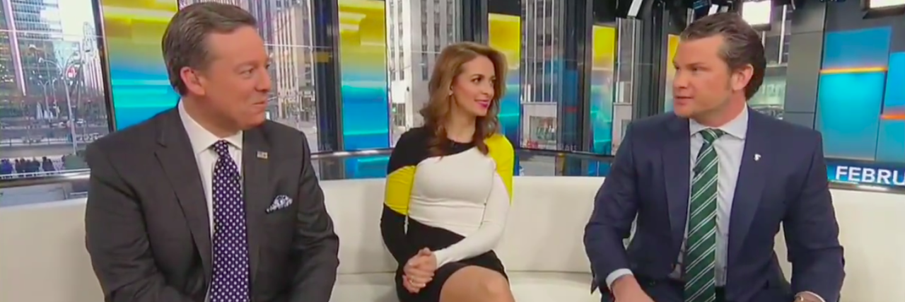 What FOX Host Pete Hegseth Missed With Jokes About Washing His Hands the hosts of "Fox and Friends"