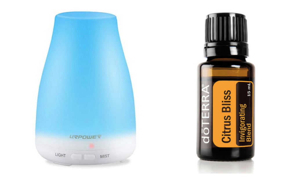 essential oil diffuser and citrus essential oil blend from doterra