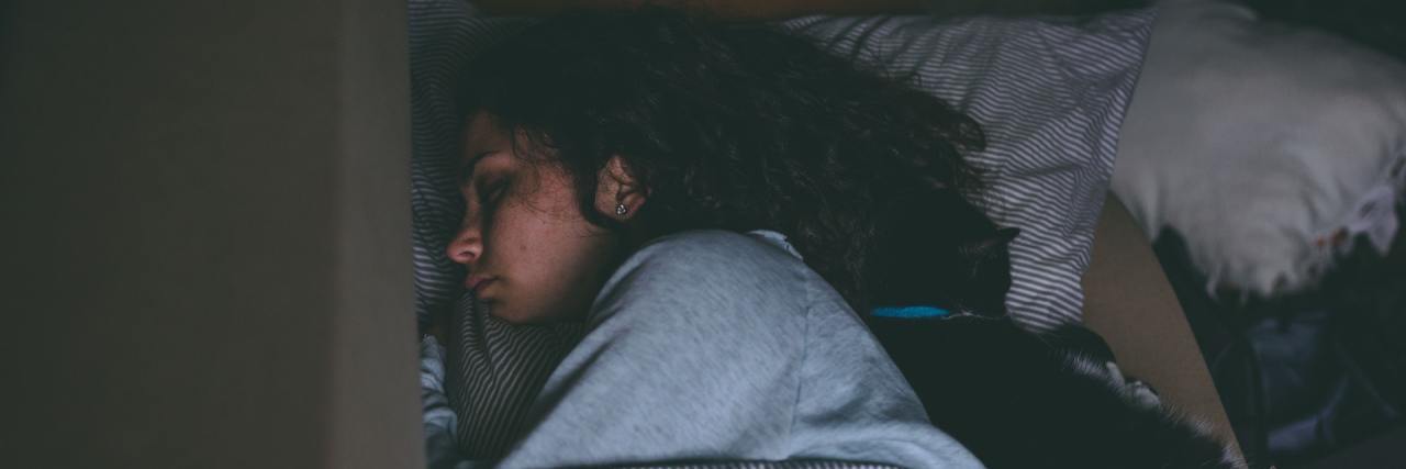 When I Dream About Diabetes and Having Low Blood Sugar woman sleeping